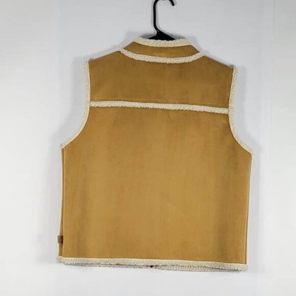 Liz Claiborne  Faux Suede Vest # 269 Size M - Picture 2 of 6